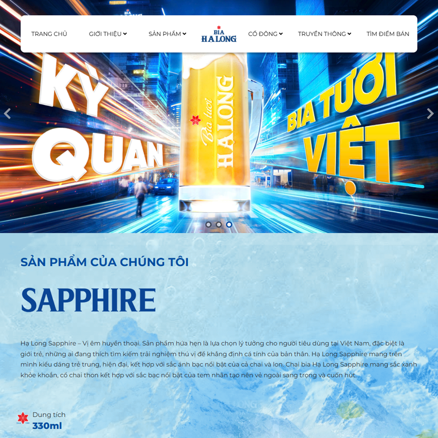 CONG TY CO PHAN BIA Du an thiet ke web cua Amlab