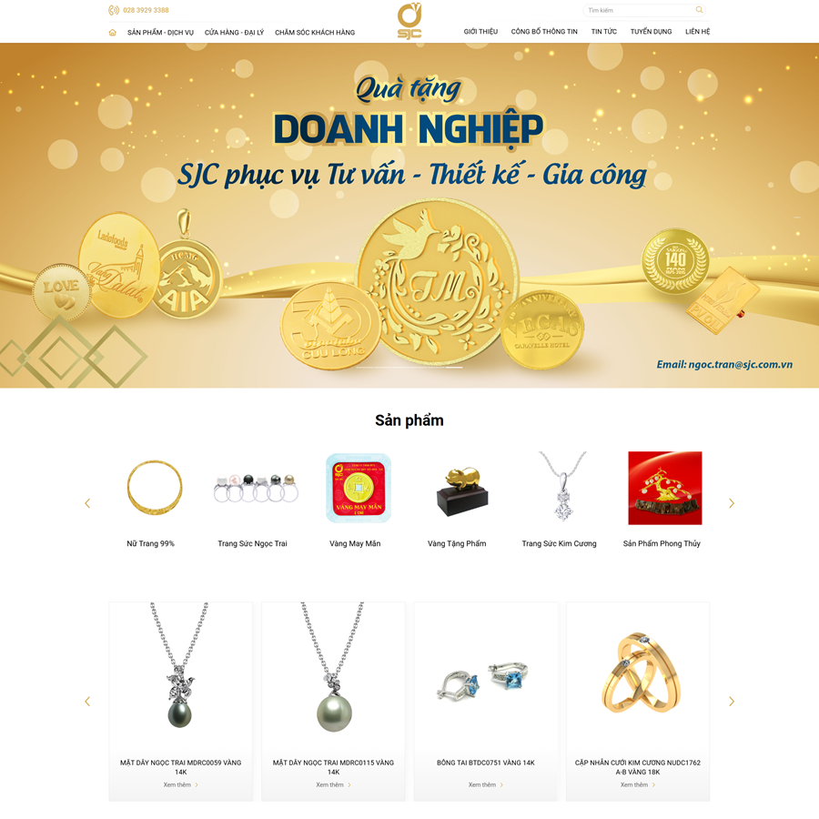 sjc.com .vn Du an thiet ke web cua Amlab