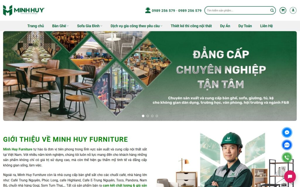 Website nội thất Minh Huy Furniture 1 Minh Huy Furniture