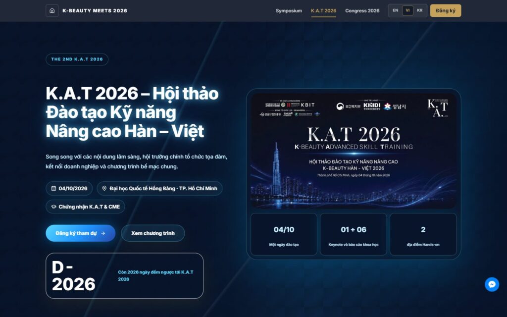 Trang chương trình đào tạo K.A.T 2026