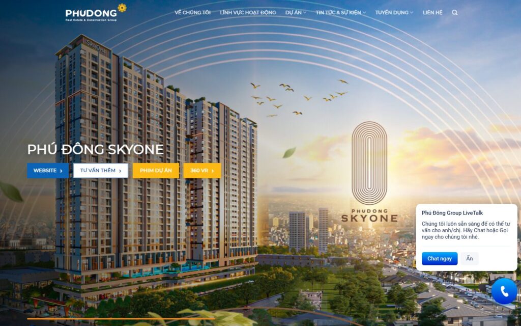 Trang dự án Phú Đông SkyOne